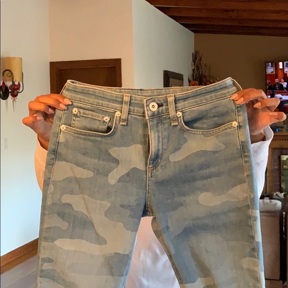 Rag and Bone Camo Jeans